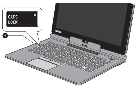TOSHIBA PORTEGE Z10T-A-103 - Voyants du clavier - 1