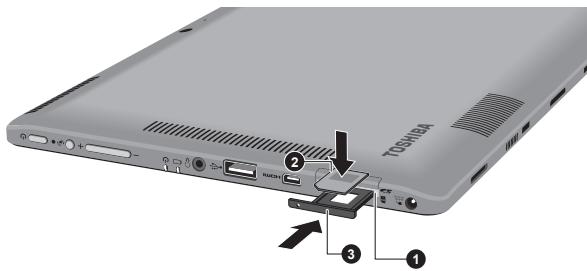 TOSHIBA PORTEGE Z10T-A-112 - Installation d'une carte SIM - 3