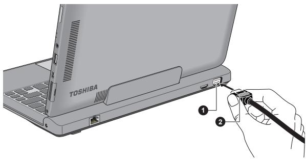 TOSHIBA PORTEGE Z10T-A-119 - Port écran externe (RVB) - 1