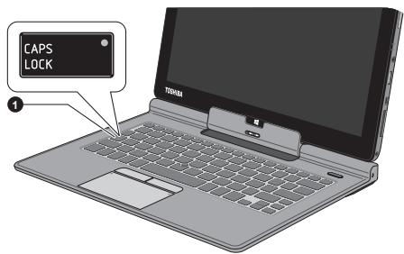 TOSHIBA PORTEGE Z10T-A-11C - Voyants du clavier - 1