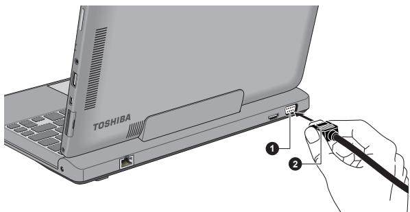 TOSHIBA PORTEGE Z10T-A-11C - Port écran externe (RVB) - 1