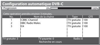 PANASONIC TX-L24C3E - Configuration automatique dvb-c - 1