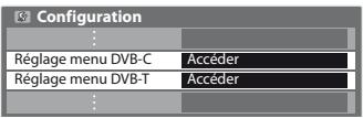 PANASONIC TX-L24C3E - Déselectionnez [réglage menu dvb-c] ou [réglage menu dvb-t] - 1