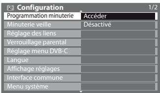PANASONIC TX-L24C3E - Sélectionnez [programmation minuterie] - 1