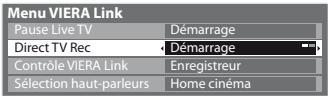 PANASONIC TX-L24C3E - Sélectionnez [direct TV rec] et lancez l'enregistrement - 1