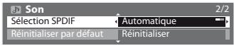 PANASONIC TX-L24C3E - Sélectionnez [sélection SPDIF] et validez - 1