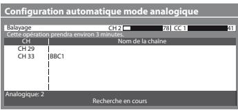 PANASONIC TX-L24C3E - Configuration automatique mode analogue - 3