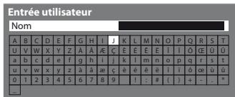 PANASONIC TX-L24E3E - Saisissez les caractères via le menu de saisie libre - 1