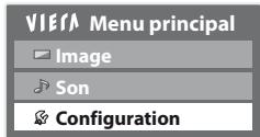 PANASONIC TX-L24E3E - Sélectionnez [Configuration] - 1