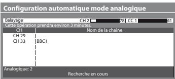 PANASONIC TX-L24E3E - Configuration automatique mode analogue - 3