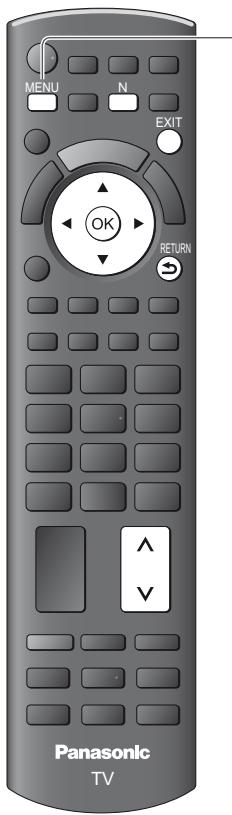 PANASONIC TX-L24E3E - Utiliser les fonctions du menu - 1