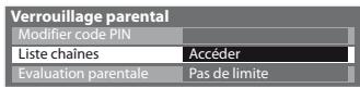 PANASONIC TX-L24E3E - Sélectionnez [Liste chaînes] - 1
