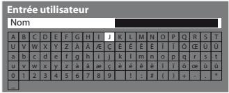 PANASONIC TX-L24E3E - Pendant que le curseur se trouve dans le champ des Favoris pour éditer - 11