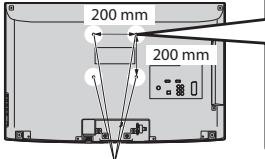 PANASONIC TX-L32C3E - Applique de suspension au mur - 2