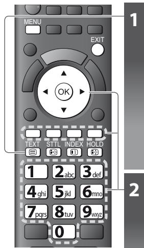 PANASONIC TX-L32C3E - ■ Pour modifier le mode - 1
