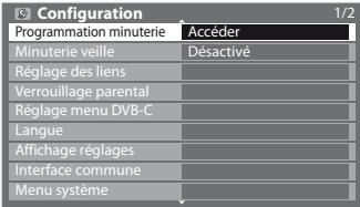 PANASONIC TX-L32C3E - Sélectionnez [Programmation minuterie] - 3