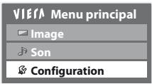 PANASONIC TX-L32C3E - Sélectionnez [Configuration] - 1