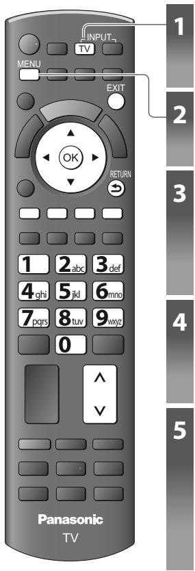PANASONIC TX-L32C3E - Régler et éditer les chaînes (Analogique) - 1