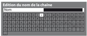 PANASONIC TX-L32C3E - ■ Pour éditer les chaînes - 5