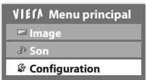 PANASONIC TX-L32C3E - Sélectionnez [Configuration] - 1