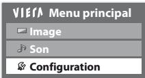 PANASONIC TX-L32C3E - Sélectionnez [Configuration] - 1