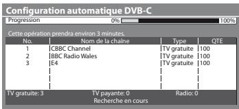 PANASONIC TX-L32C3E - [Configuration automatique DVB-C] - 1