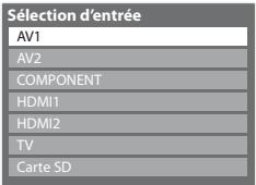 PANASONIC TX-L32C3E - Sélectionnez le mode d'entrée de la connexion à l'appareil - 1