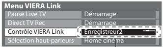 PANASONIC TX-L32C3E - ■ Si plusieurs enregistreurs ou lecteurs sont raccordés - 1
