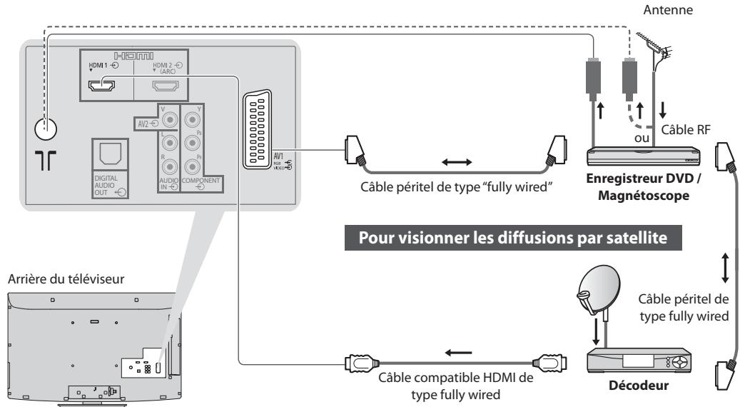 PANASONIC TX-L32C3E - Pour enregistrer ou faire la lecture - 1