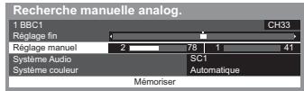 PANASONIC TX-L32E5E - Réglage manuel - 1