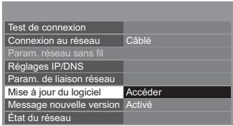 PANASONIC TX-L32E5E - Sélectionnez [mise à jour du logiciel] - 1