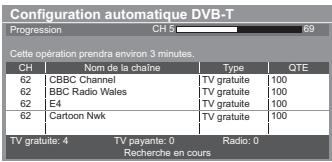 PANASONIC TX-L32E5E - Lancez la configuration automatique (les règles s'effectuent automatiquement) - 6