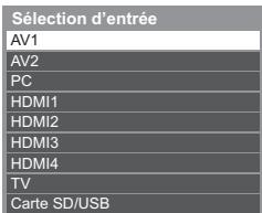 PANASONIC TX-L32E5E - Sélectionnez le mode d'entrée de la connexion à l'appareil - 1