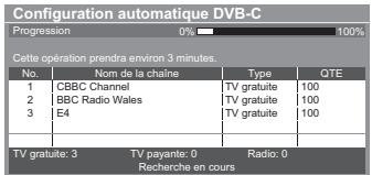 PANASONIC TX-L32E5E - [Réglage réseau dvb-c] - 4