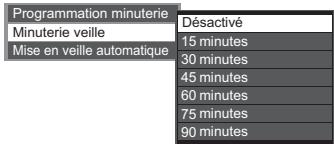 PANASONIC TX-L32E5E - Sélectionnez [minuterie veille] et définissez la durée par incréments de 15 minutes - 1