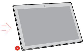 TOSHIBA SATELLITE CLICK 10 LX5WC- 10C - Changement d'orientation de l'écran - 2