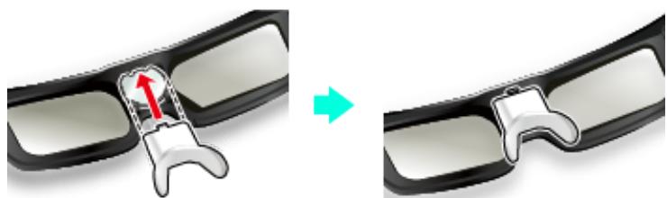 PANASONIC TX-58AX800E - Lunettes 3D - Changement de la pile - 2