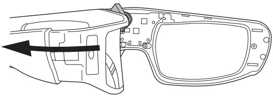 PANASONIC TY-EW3D3SE - ■ De batterij verwijderen - 2
