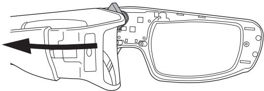 PANASONIC TY-EW3D3SE - ■ Як витягти батарею - 2