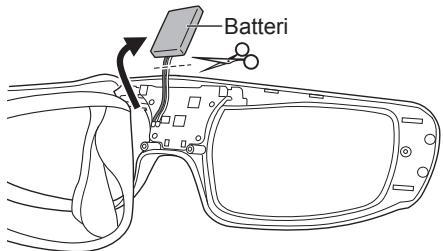 PANASONIC TY-EW3D3SE - ■ Fjernelse af batteriet - 3