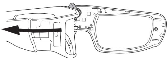 PANASONIC TY-EW3D3SE - ■ Fjernelse af batteriet - 2