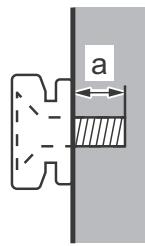 PANASONIC TX-32D300E - When using the wall-hanging bracket - 2