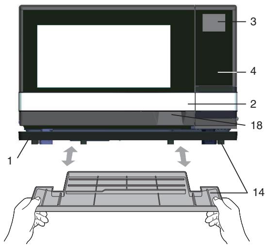 SHARP AX 1100R - OVENDIAGRAM - 1