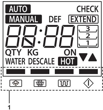SHARP AX 1100R - OVLÁDACÍ PANEL - 1