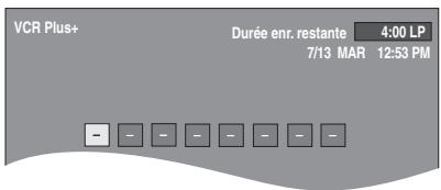 PANASONIC DMR-E75V - Appuyer sur [VCR Plus+]. - 1