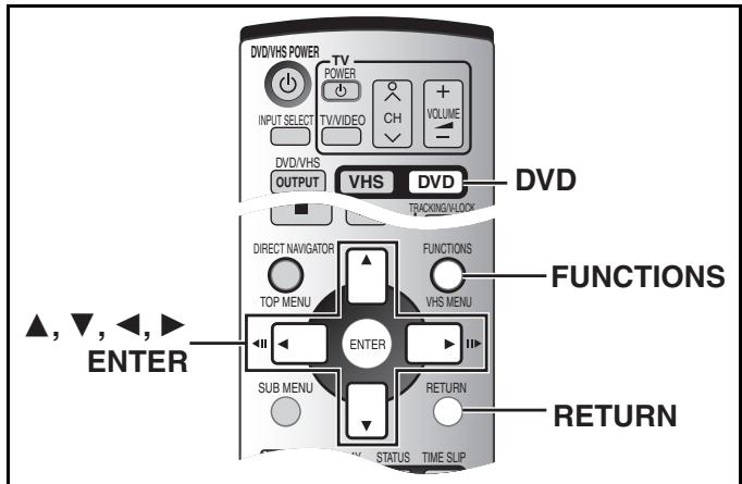 PANASONIC DMR-E75V - GESTION DISQUE - 1