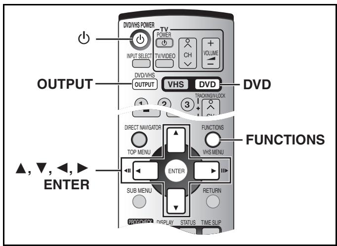 PANASONIC DMR-E75V - Préparatifs - 1