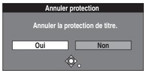 PANASONIC DMR-E75V - ▶▶ Annuler protection - 1