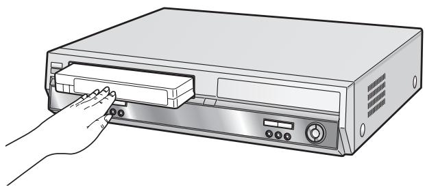 PANASONIC DMR-E75V - Chargement d'une vidéocassette - 1