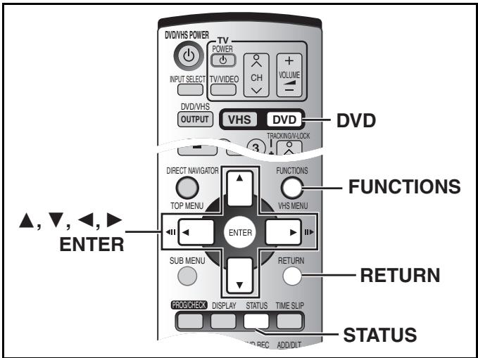 PANASONIC DMR-E75V - Réglages de l'horloge - 1